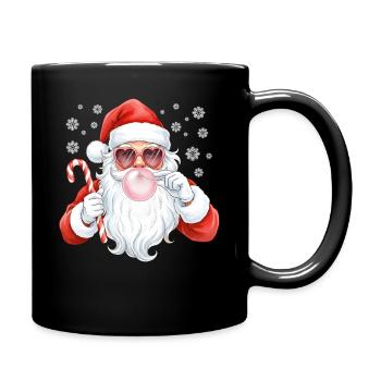 Père Noël Bubble Gum Rose - Mug uni - noir - Droite
