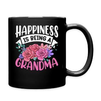 Oma Muttertag Geschenk Weihnachtsgeschenke   - Tasse einfarbig - Schwarz - Rechts