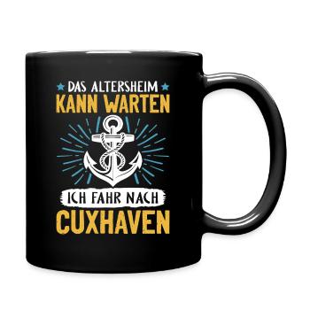 Papi MAISON DE RETRAITE PEUT ATTENDRE, JE VAIS - Mug uni - noir - Droite