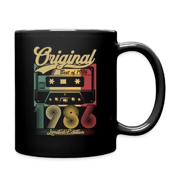 Original 1986 Vintage Vintage Anniversaire Rétro - Mug uni - noir - Droite