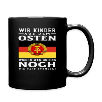 Nous, les enfants de l’Est, Ossi, disons que la RDA est fière - Mug uni - noir - Droite