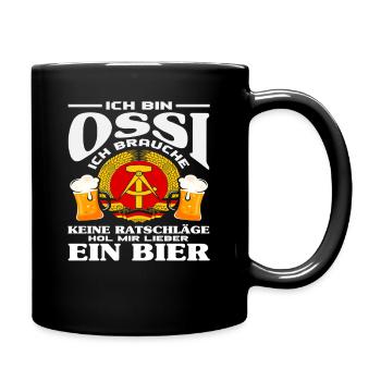 Bière Allemagne de l’Est Ossi dit fierté de la RDA - Mug uni - noir - Droite
