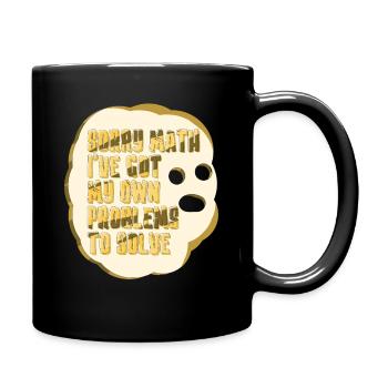Math Nerd Students University Professor Mathematics - Full Colour Mug - black - Right