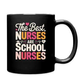 Les meilleures infirmières sont - Mug uni - noir - Droite