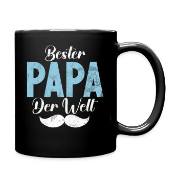 Meilleur papa du monde Fête des pères Hommes - Mug uni - noir - Droite