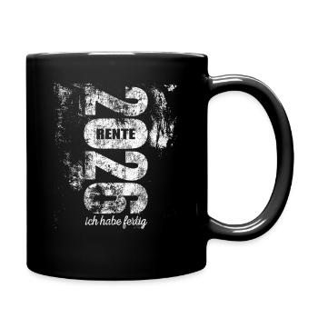 Rente 2026 - J’ai terminé - retraite des retraités - Mug uni - noir - Droite