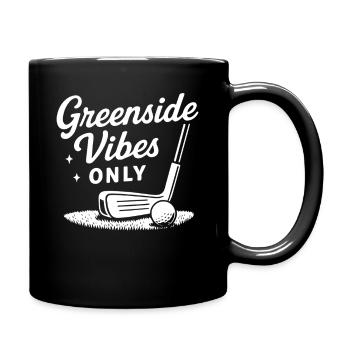 Greenside Vibes Uniquement les amateurs de joueurs de golf drôles - Mug uni - noir - Droite