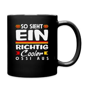 C’est ainsi qu’un dicton cool d’Ossi voit la fierté de la RDA - Mug uni - noir - Droite