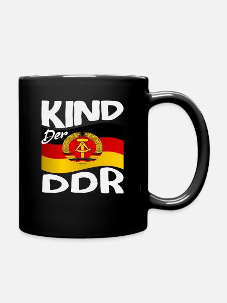 Ossi Spruch Kind Der DDR Stolz - Tasse einfarbig - Schwarz