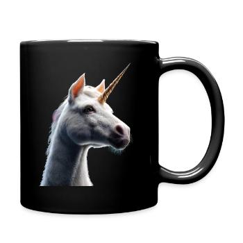Licorne Poney Cavalier Chevaux Équitation Licornes - Mug uni - noir - Droite