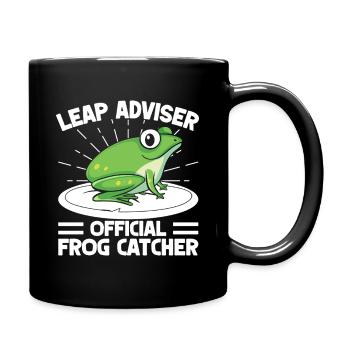 Frog Catcher Leap Adviser Frog - Full Colour Mug - black - Right