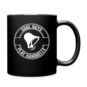 Handbell Circle Emblem - Full Colour Mug - black - Right