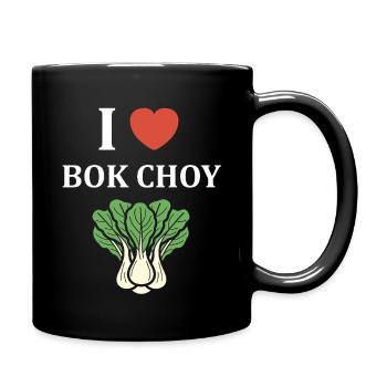 J aime Bok Choy Graphic Tee - Mug uni - noir - Droite