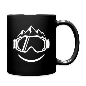 Cool Skiing Apres Ski Party Crew Snow Skiing Ski - Full Colour Mug - black - Right