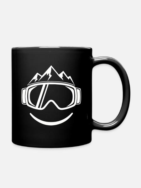 Cool Skifahren Après Ski Party Crew Schnee Skifahren Ski - Tasse einfarbig - Schwarz