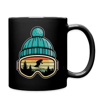 Apres Ski Party Crew Snow Skiing Ski - Full Colour Mug - black - Right