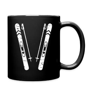 Apres Ski Party Crew Snow Skiing Ski Retro - Full Colour Mug - black - Right