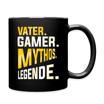 Fête des Pères Père Gamer Jeux Vidéo Papa - Mug uni - noir - Droite