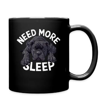besoin de plus d’illustration de bouledogue de sommeil pour - Mug uni - noir - Droite
