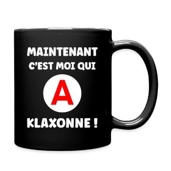 Humour permis de conduire - Mug uni - noir - Droite