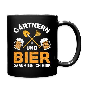 Garden Gardener Gardening Gardening Gardening Gardening - Full Colour Mug - black - Right
