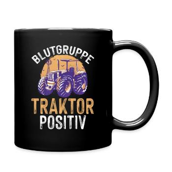Agriculteur Agriculteur Agriculteur Tracteur Agricole - Mug uni - noir - Droite