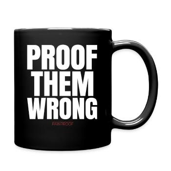 Proof Them Wrong  - Full Colour Mug - black - Right