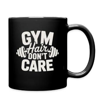 Gym - Tasse einfarbig - Schwarz - Rechts