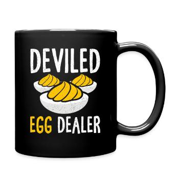Oeufs farcis oeufs farcis Thanskgiving - Mug uni - noir - Droite