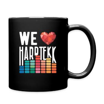 We Love Hardtekk Tekke East Germany - Full Colour Mug - black - Right