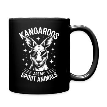 Kangaroo Saying Kangaroo Funny Kangaroo Gift - Full Colour Mug - black - Right