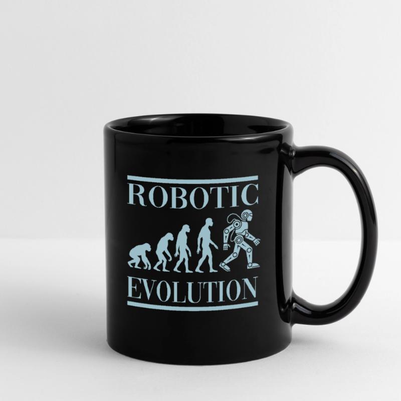 Robot Évolution Progrès Avenir Humain Mug uni