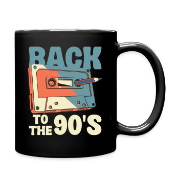 Années 90 Anniversaire 90s Cassette Déguisement - Mug uni - noir - Droite