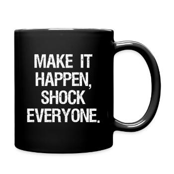 Choquez tout le monde - Mug uni - noir - Droite