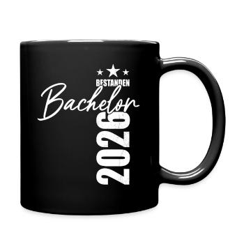 Bachelor passed 2026 - Exam - Success - Full Colour Mug - black - Right