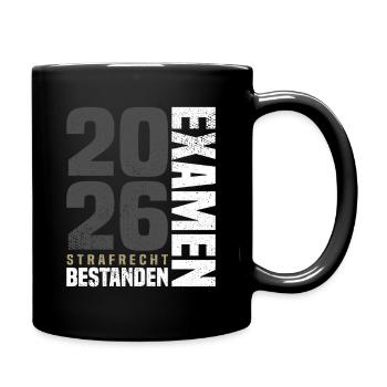 Exam in Criminal Law 2026 - Full Colour Mug - black - Right