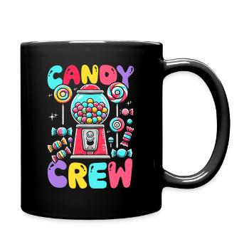 Candy Crew Decoration Candy Lover Sweet Tooth - Full Colour Mug - black - Right