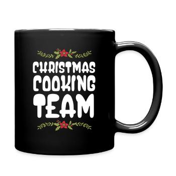 Christmas Cooking Baking Team - Full Colour Mug - black - Right