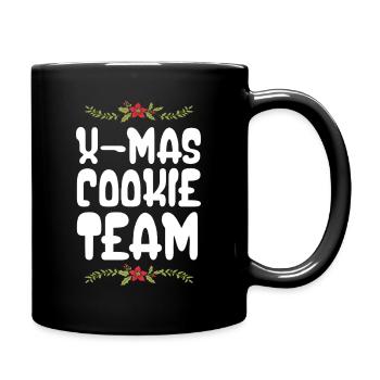 L’équipe des biscuits de Noël - Mug uni - noir - Droite