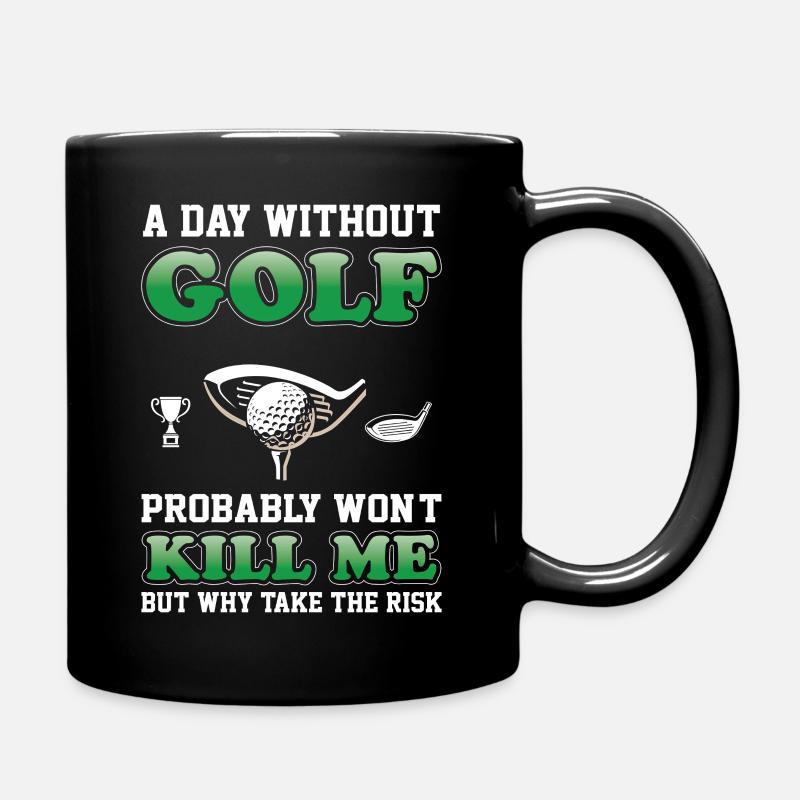 Golf - Tasse einfarbig - Schwarz