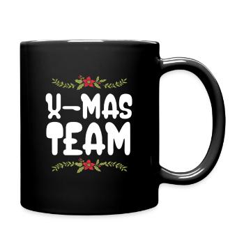 X-Mas Team - Full Colour Mug - black - Right