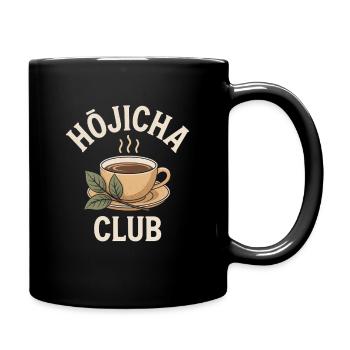 Hojicha Club Tea Japanese Roasted Tea Tea - Full Colour Mug - black - Right