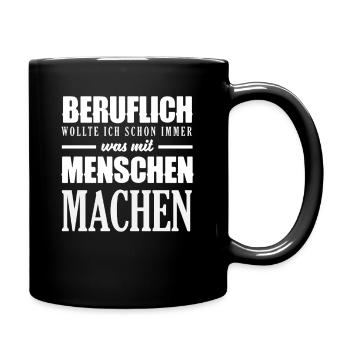 Professionnellement A toujours eu quelque chose à voir avec les gens Dire - Mug uni - noir - Droite