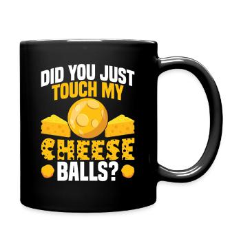  Cheese Ball Foodie Snacks Costume for Women - Full Colour Mug - black - Right