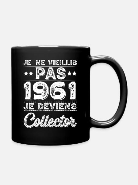 I Don't Age 1961 I Become a Collector - Tasse einfarbig - Schwarz