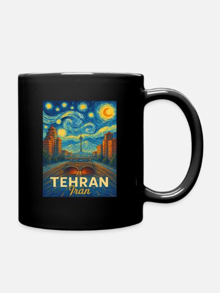 Teheran Iran - Tasse einfarbig - Schwarz