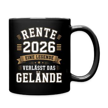 Retirement 2026: Legend leaves the site - Full Colour Mug - black - Right