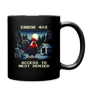 Access denied | Nest Error 403 - Full Colour Mug - black - Right