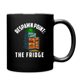 Respawn Point The Fridge Gaming Lover Gamer Xmas - Full Colour Mug - black - Right