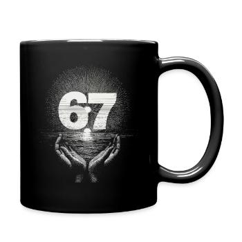 6 7 Mème – Le symbole que seuls les initiés peuvent comprendre - Mug uni - noir - Droite